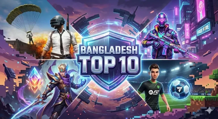Top 10 Battle Royale & Competitive Mobile Games in Bangladesh