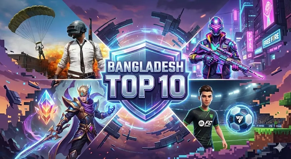 Top 10 Battle Royale & Competitive Mobile Games in Bangladesh